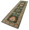 Green Traditional Handwoven Antique Runner Oushak Carpet, Image 3