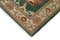 Green Traditional Handwoven Antique Runner Oushak Carpet, Image 4