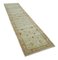 Beige Oriental Handwoven Antique Runner Oushak Carpet 2