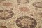 Alfombra Oushak antigua grande anatolia beige tejida a mano, Imagen 4