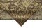 Handgeknüpfter Brauner Dekorativer Oushak Teppich aus Wolle 4