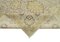 Beige Decorative Hand Knotted Wool Large Oushak Carpet, Image 5