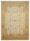 Beige Oriental Hand Knotted Wool Large Oushak Carpet, Image 1