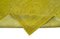 Alfombra Oushak antigua anatolia amarilla tejida a mano, Imagen 6