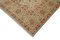 Beigefarbener orientalischer Oushak Teppich aus handgeknüpfter Wolle 4