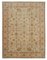 Beige Oriental Hand Knotted Wool Large Oushak Carpet 1
