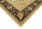 Beigefarbener dekorativer Oushak Teppich aus handknüpfter Wolle 6