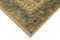 Beigefarbener Antiker Oushak Teppich aus handgewebter Wolle 6
