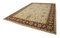 Tappeto grande Oushak beige annodato a mano in lana, Immagine 3