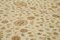 Beigefarbener anatolischer Handgeknüpfter Ouschak Teppich aus Wolle 5