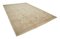 Beige Oriental Hand Knotted Wool Large Oushak Carpet 2