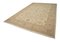 Beige Oriental Hand Knotted Wool Large Oushak Carpet 3