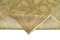 Anatolischer Handgewebter antiker Antiker Oushak Teppich in Beige 5