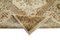 Traditioneller handgewebter antiker Antiker Oushak Teppich in Beige 4