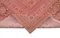 Tappeto grande Oushak rosa antico intrecciato a mano, Immagine 4