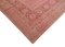 Alfombra Oushak Oriental rosa antigua tejida a mano, Imagen 6