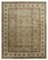 Brauner Dekorativer Handgeknüpfter Ouschak Teppich aus Wolle 1
