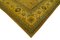 Yellow Traditional Hand Knotted Wool Large Oushak Carpet 6