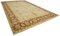 Antiker Handgemachter Beiger Oushak Teppich aus Wolle in Beige 2