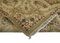 Beigefarbener anatolischer Handgeknüpfter Oushak Teppich aus Wolle 5