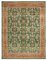 Green Anatolian  Hand Knotted Wool Large Oushak Carpet 3