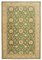 Green Oriental Hand Knotted Wool Large Oushak Carpet, Image 1