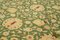 Grüner Orientalischer Handgeknüpfter Wusch Teppich aus Wolle 5