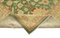 Grüner Orientalischer Handgeknüpfter Wusch Teppich aus Wolle 4