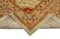 Handgemachter Beiger Dekorativer Oushak Teppich aus handgewebter Wolle 5