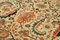 Beigefarbener anatolischer Handgeknüpfter Ouschak Teppich aus Wolle 4