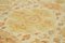 Alfombra Oushak antigua grande anatolia beige tejida a mano, Imagen 5