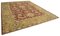 Gelber Oushak Teppich aus Orientalischer Handgemachter Wolle 2