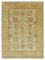 Beige Decorative Handmade Wool Large Oushak Carpet, Image 1