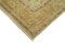 Handgemachter Beiger Dekorativer Oushak Teppich aus handgewebter Wolle 6