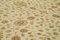 Tappeto grande Oushak antico in lana intrecciata a mano beige, Immagine 5