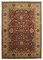 Red Decorative Hand Knotted Wool Large Oushak Carpet 1