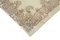 Alfombra anatolia antigua beige vintage tejida a mano, Imagen 4