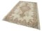 Tappeto vintage antico annodato a mano beige, Immagine 3