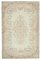 Beige Anatolian  Traditional Hand Knotted Vintage Carpet, Image 1