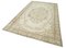 Tappeto vintage antico beige annodato a mano, beige, Immagine 3