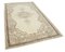 Vintage Beige Oriental Hand Knotted Rug 2