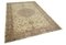 Beige Oriental Contemporary Hand Knotted Vintage Carpet 2