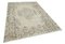 Beige Oriental Traditional Hand Knotted Vintage Rug 3