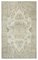 Beige Anatolian  Traditional Hand Knotted Vintage Rug 1
