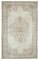 Beige Oriental Antique Hand Knotted Vintage Carpet, Image 1