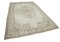 Tapis Beige Oriental Antique Noué à la Main Vintage 2