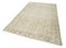 Beige Anatolian  Wool Hand Knotted Vintage Rug 3