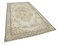 Tapis Décoratif Anatolien Beige Tissé à la Main Vintage Beige 2