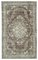 Handgeknüpfter orientalischer beige handgeknüpfter Vintage Teppich 1