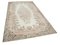 Beige Oriental Traditional Hand Knotted Vintage Rug, Image 2